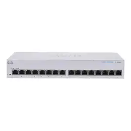 Cisco Business 110 Series 110-16T - Commutateur - non géré - 16 x 10 - 100 - 1000 - de bureau, Montab... (CBS110-16T-EU)_2